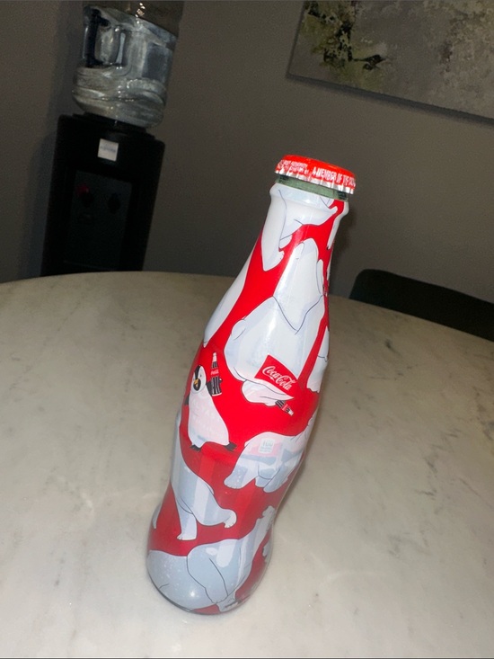 Coca Cola Other - Coca Cola Red & White Polar Bear Pattern Bottle